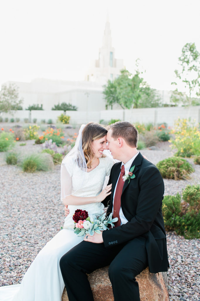 Phoenix Arizona LDS Temple Wedding Pictures