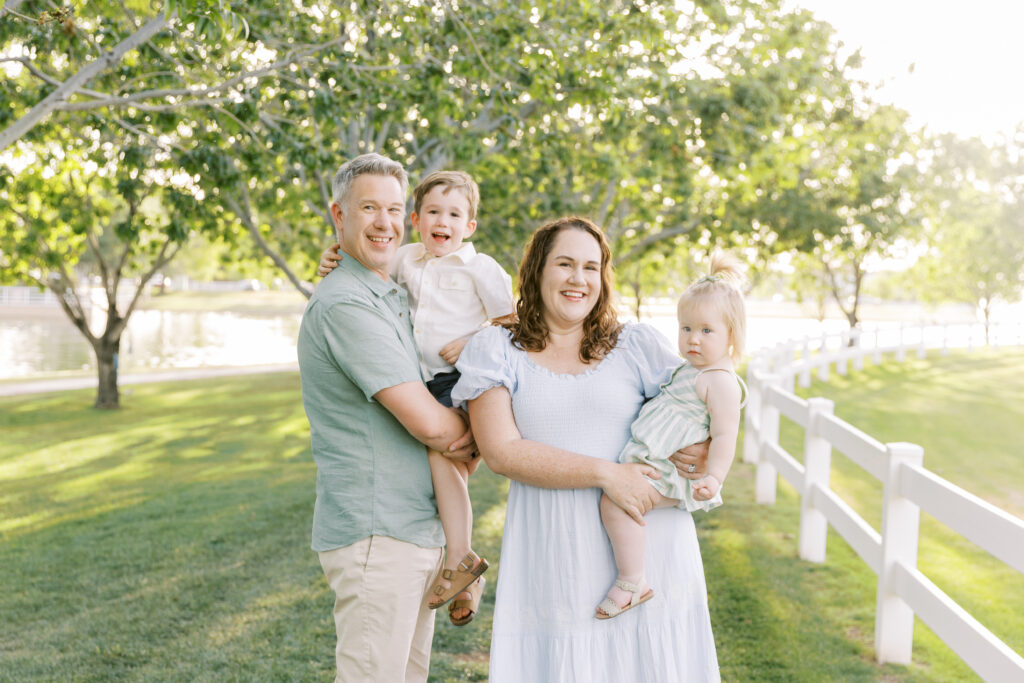 Family photo in Gilbert Arizona