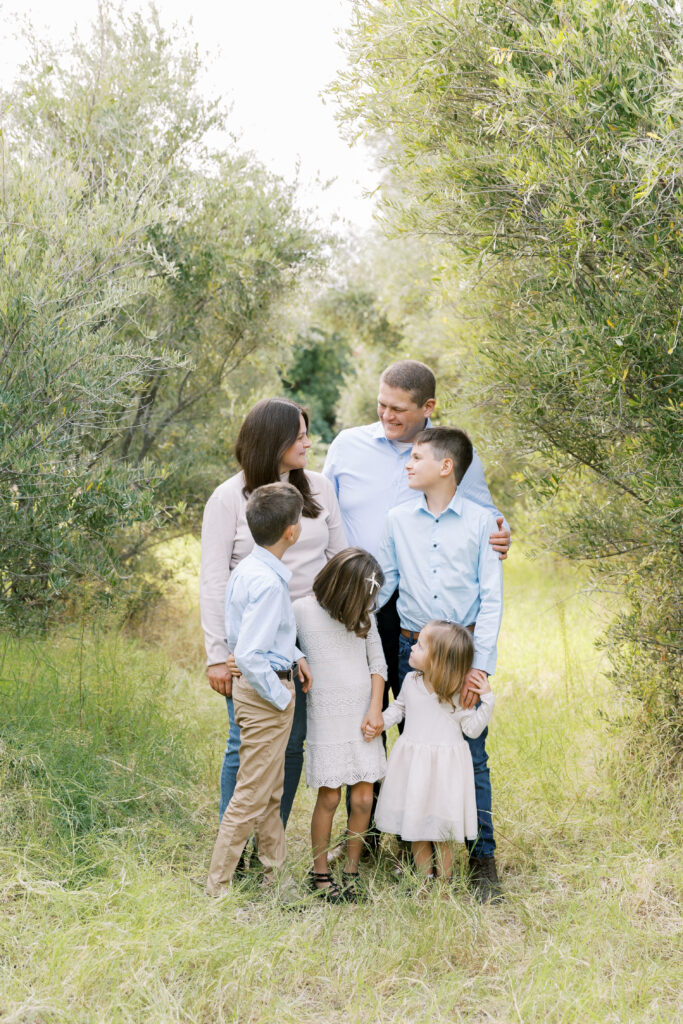 Family pictures in Gilbert, Arizona